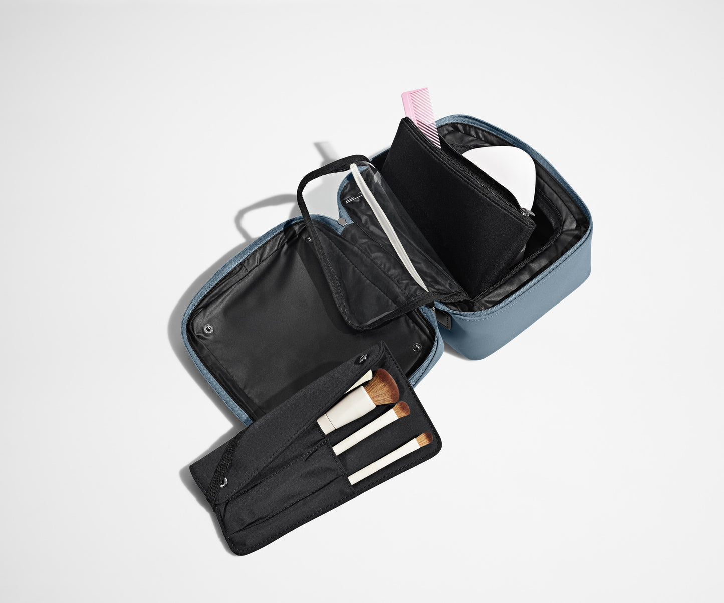 The Cosmetics Bag in Coast Blue