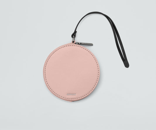The Circle Zip Pouch in Petal