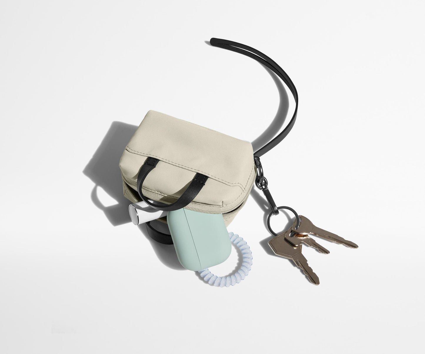 The Micro Everywhere Bag in Salt White