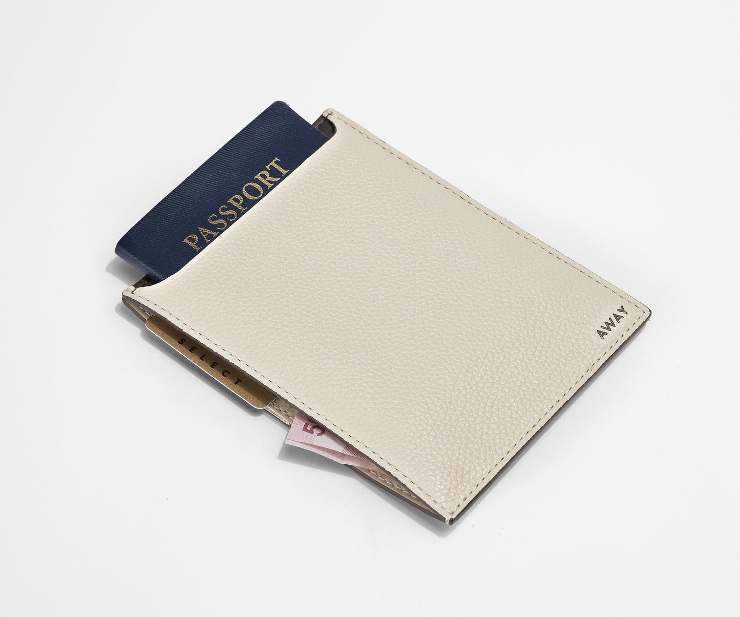 Passport Wallet in Cream White