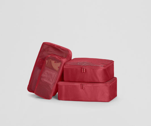 The Insider Packing Cubes in Tango Red
