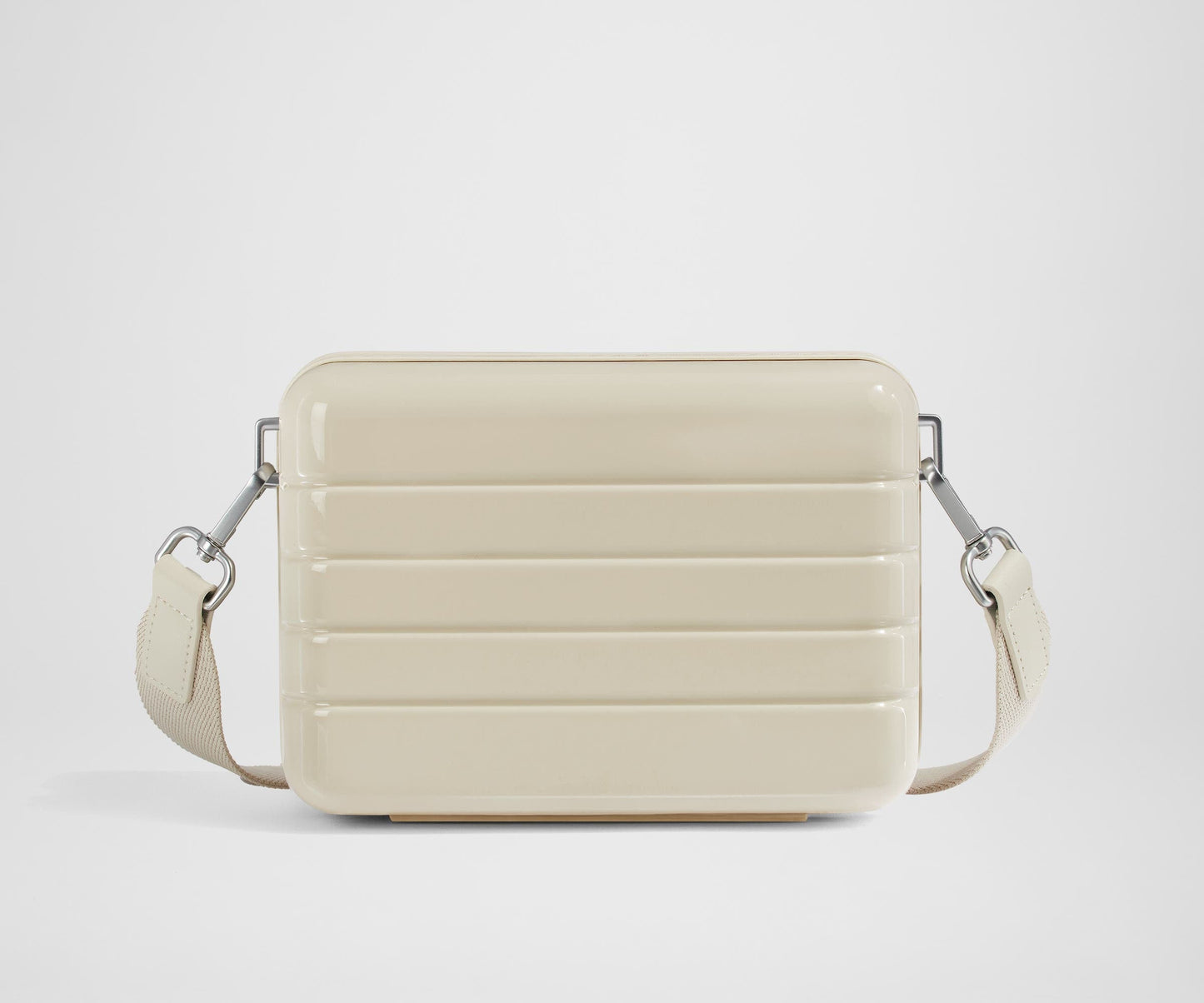 The Mini Crossbody in Salt White (Gloss)