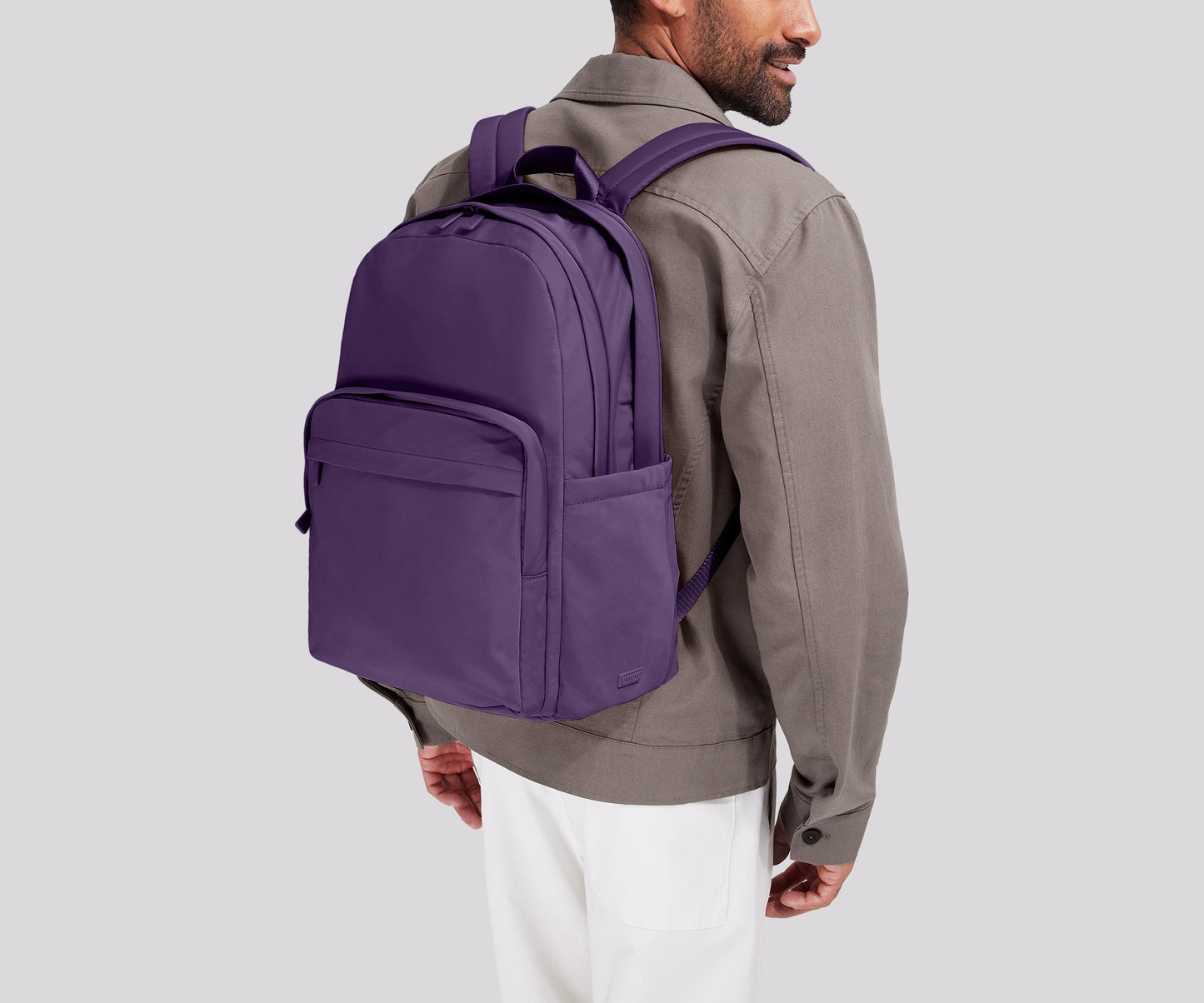 Large Featherlight Backpack in Misty Purple