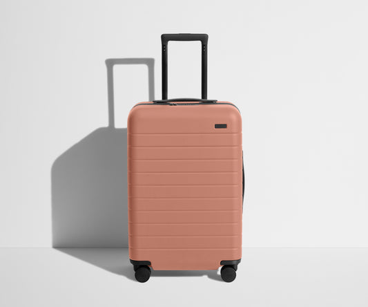 The Bigger Carry-On in Clay Pink