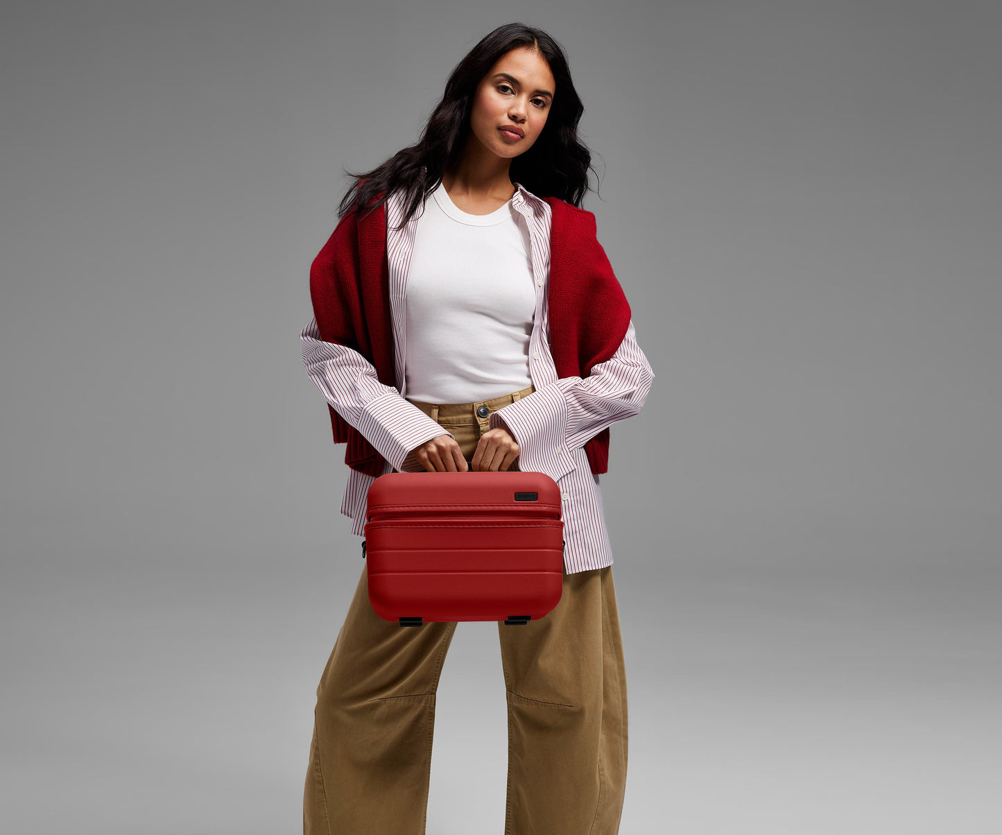 The Train Case in Tango Red