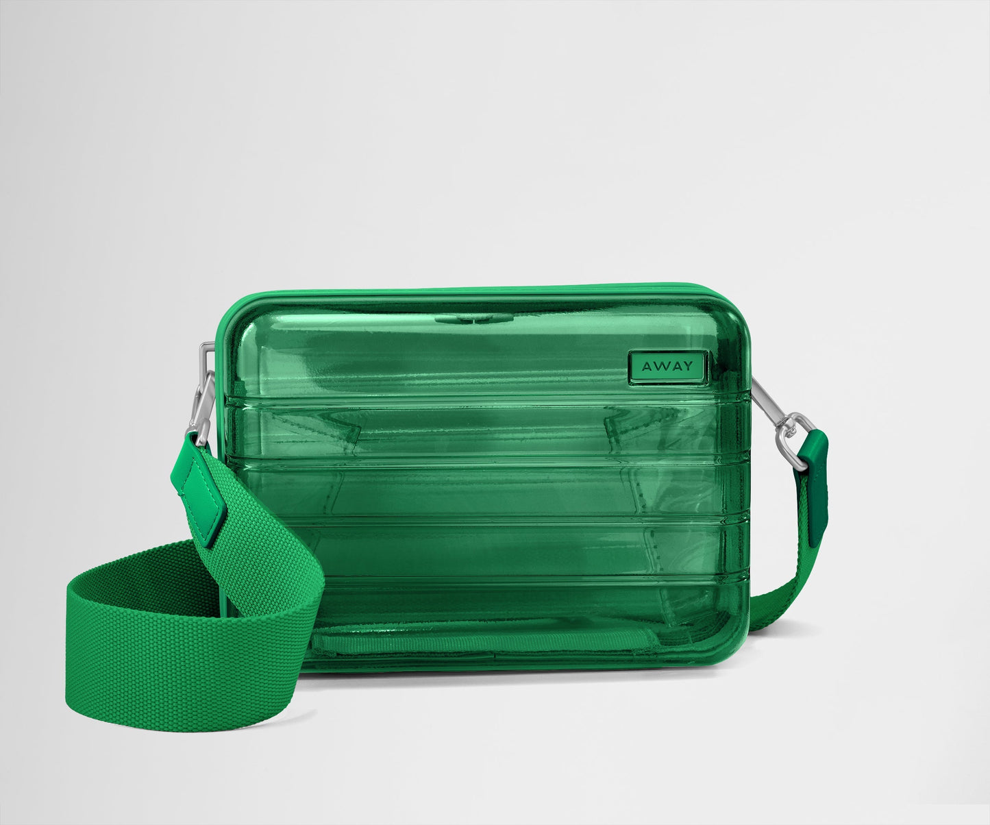 The Mini Crossbody in Translucent Green