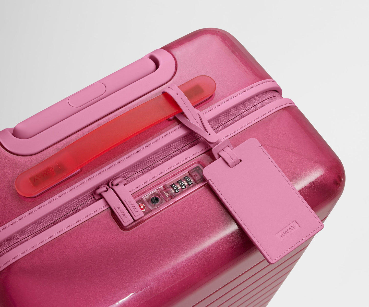 The Bigger Carry-On in Translucent Pink