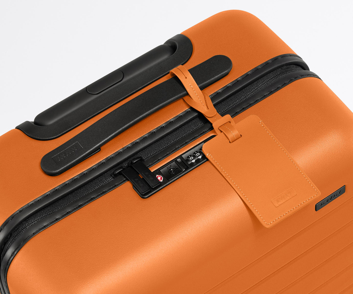 The Luggage Tag in Sorbet Orange