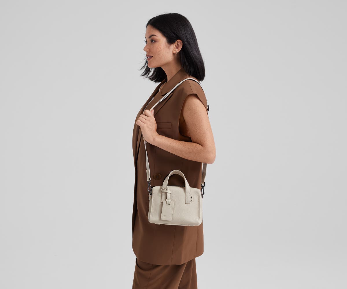 Mini Everywhere Bag in Cream White