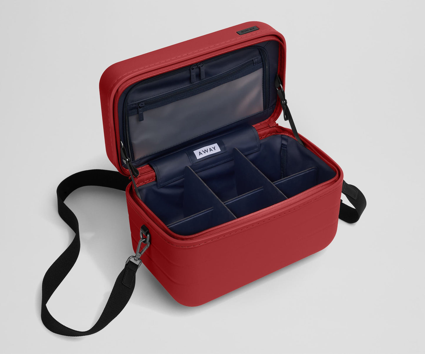 The Train Case in Tango Red