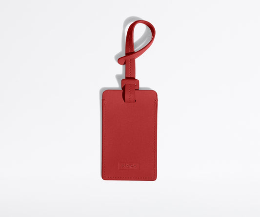 The Luggage Tag in Tango Red